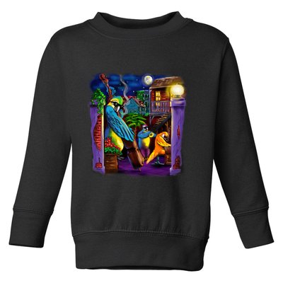Jazz Parrots Toddler Sweatshirt