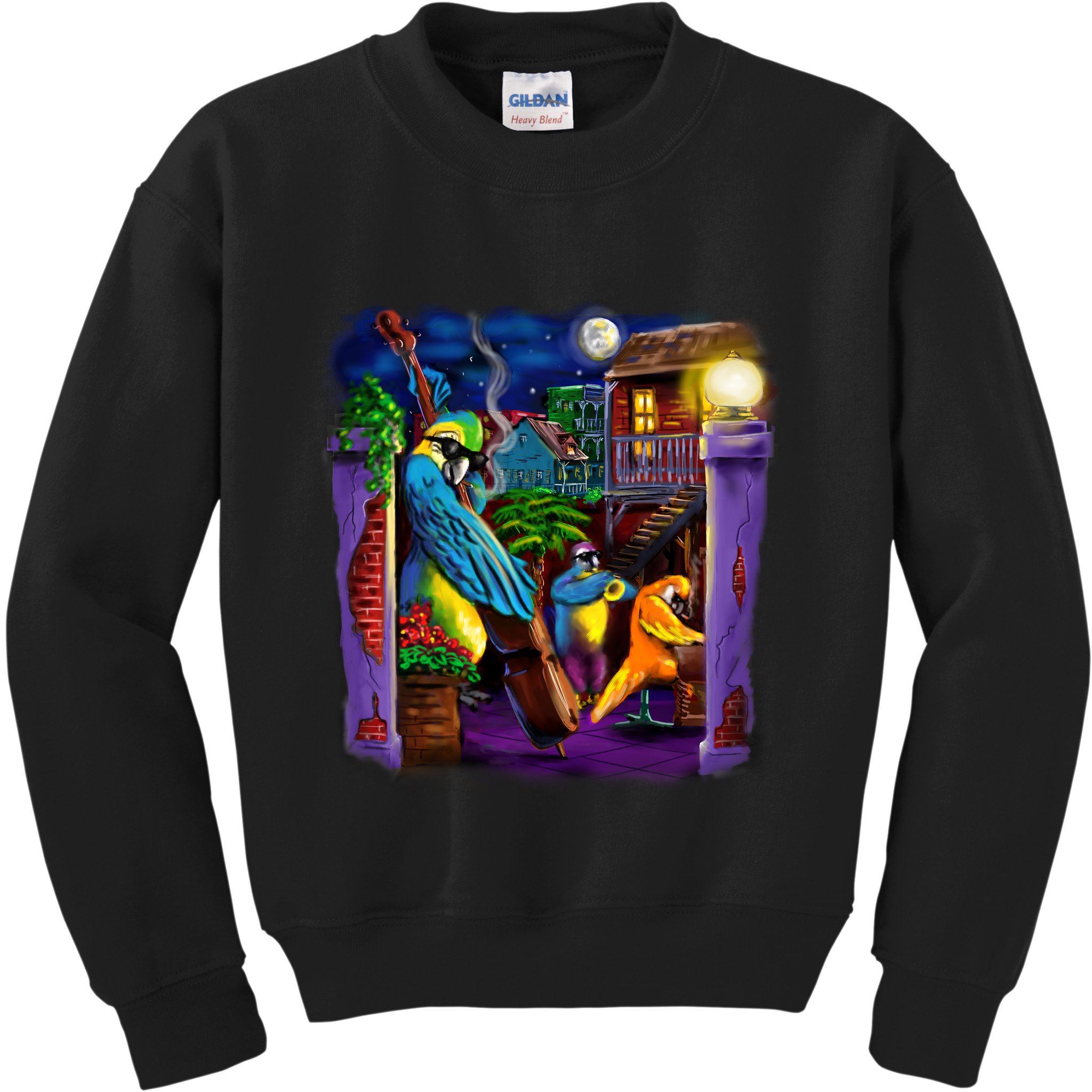 Jazz Parrots Kids Sweatshirt