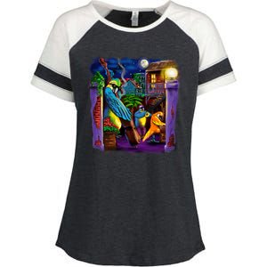 Jazz Parrots Enza Ladies Jersey Colorblock Tee