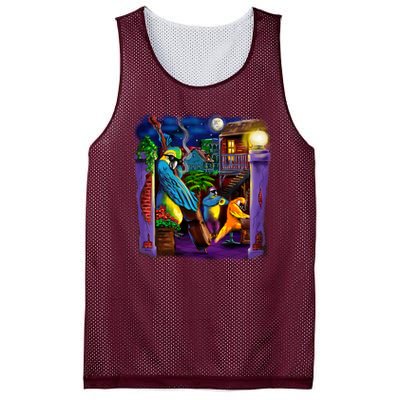 Jazz Parrots Mesh Reversible Basketball Jersey Tank