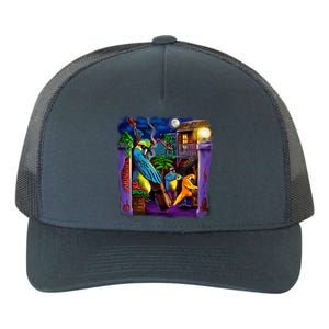 Jazz Parrots Yupoong Adult 5-Panel Trucker Hat