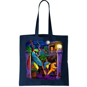 Jazz Parrots Tote Bag