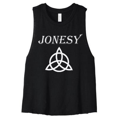 John Paul Jones Zep Symbol Women's Racerback Cropped Tank