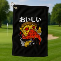Jutsu Pizza Golf Towel