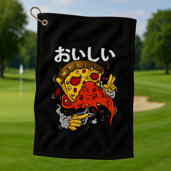 Jutsu Pizza Golf Towel