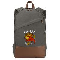 Jutsu Pizza Cotton Canvas Backpack