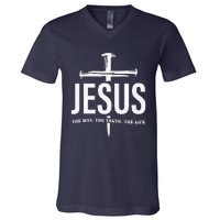 Jesus Premium V-Neck T-Shirt