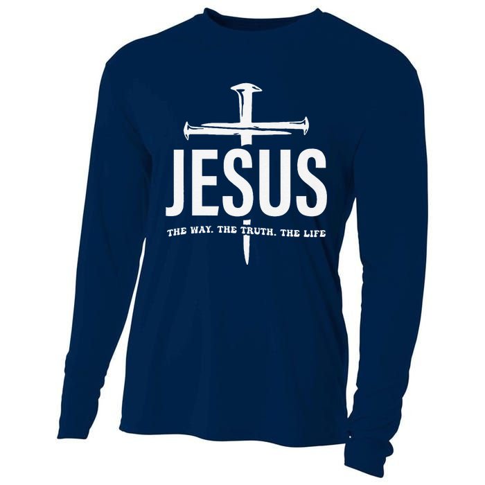 Jesus Premium Cooling Performance Long Sleeve Crew