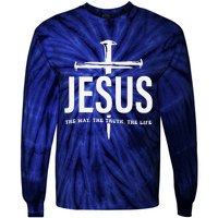 Jesus Premium Tie-Dye Long Sleeve Shirt