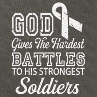 Jesus Prayer Lung Cancer Warrior Gift Lung Cancer Awareness Cotton Canvas Backpack