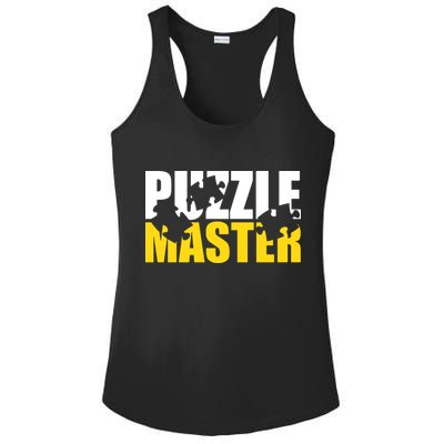 Jigsaw Puzzle Master Ladies PosiCharge Competitor Racerback Tank