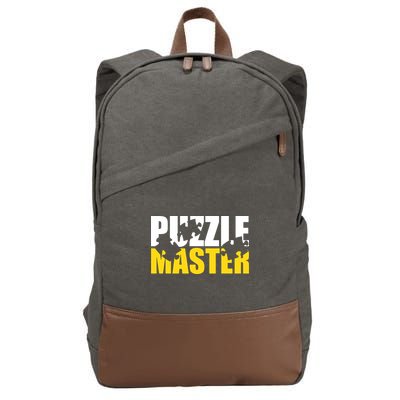 Jigsaw Puzzle Master Cotton Canvas Backpack