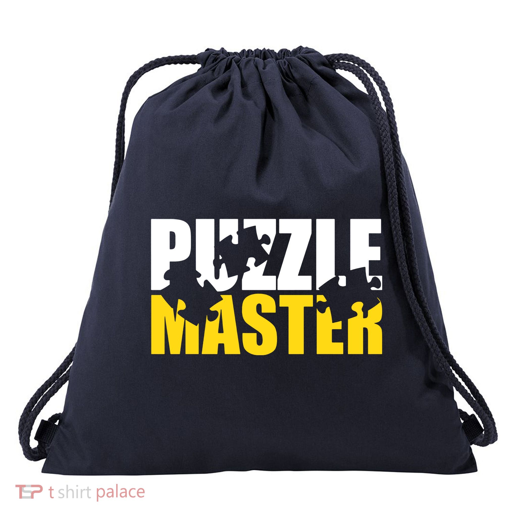 Jigsaw Puzzle Master Drawstring Bag