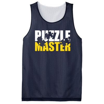 Jigsaw Puzzle Master Mesh Reversible Basketball Jersey Tank