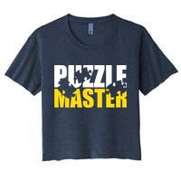 Jigsaw Puzzle Master Women's Crop Top Tee