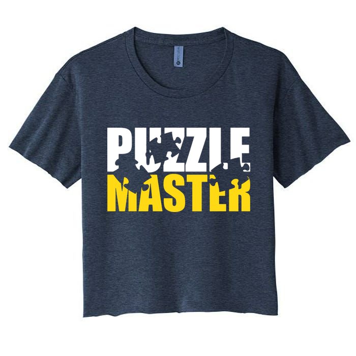 Jigsaw Puzzle Master Women's Crop Top Tee