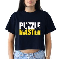 Jigsaw Puzzle Master Women's Crop Top Tee