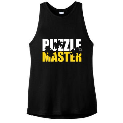 Jigsaw Puzzle Master Ladies PosiCharge Tri-Blend Wicking Tank