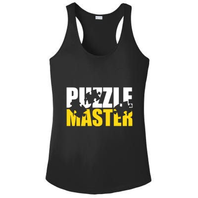 Jigsaw Puzzle Master Ladies PosiCharge Competitor Racerback Tank