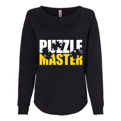 Jigsaw Puzzle Master Womens California Wash Sweatshirt