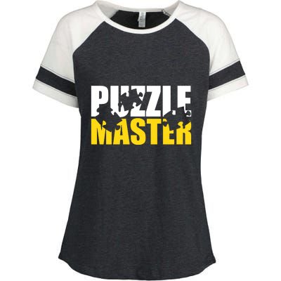 Jigsaw Puzzle Master Enza Ladies Jersey Colorblock Tee