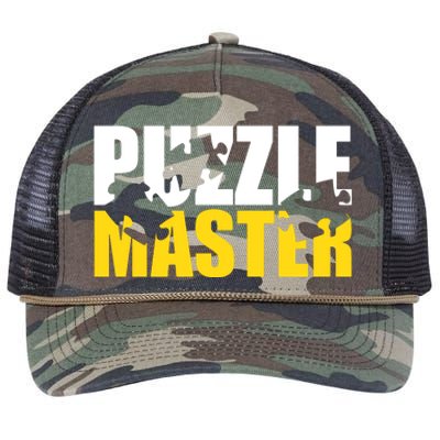 Jigsaw Puzzle Master Retro Rope Trucker Hat Cap