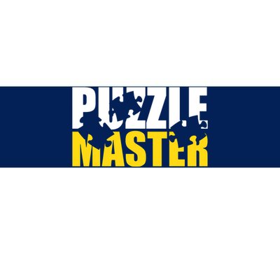 Jigsaw Puzzle Master Bumper Sticker