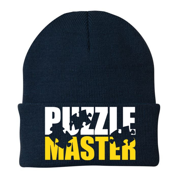 Jigsaw Puzzle Master Knit Cap Winter Beanie