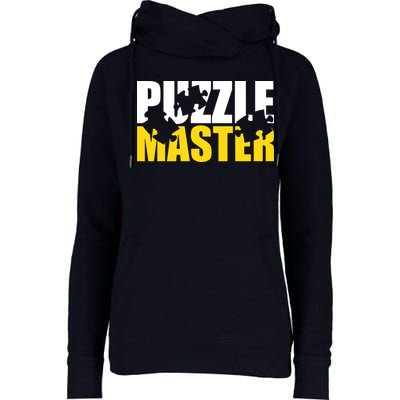 Jigsaw Puzzle Master Womens Funnel Neck Pullover Hood