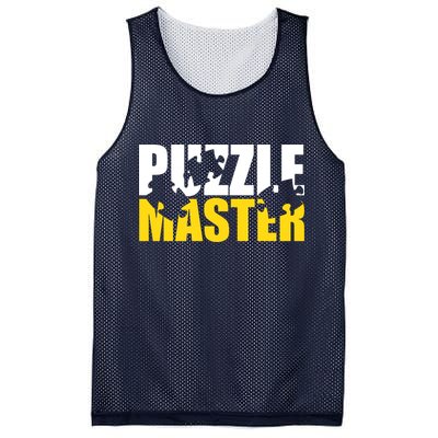 Jigsaw Puzzle Master Mesh Reversible Basketball Jersey Tank