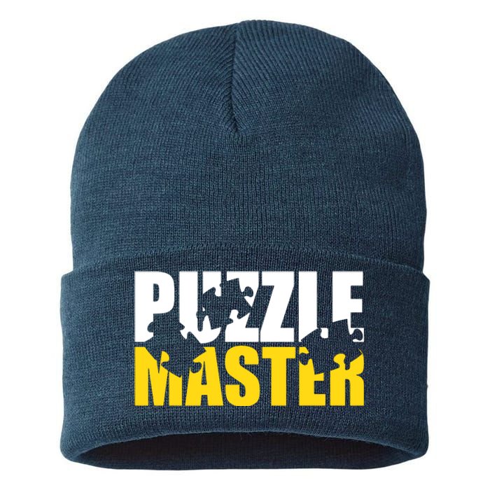 Jigsaw Puzzle Master Sustainable Knit Beanie