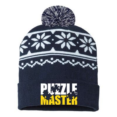 Jigsaw Puzzle Master USA-Made Snowflake Beanie