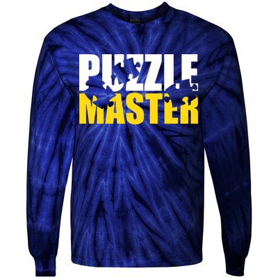 Jigsaw Puzzle Master Tie-Dye Long Sleeve Shirt