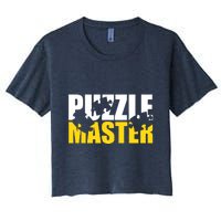 Jigsaw Puzzle Master Women's Crop Top Tee