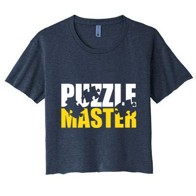 Jigsaw Puzzle Master Women's Crop Top Tee