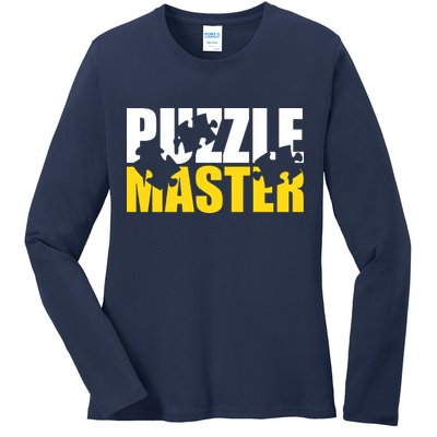 Jigsaw Puzzle Master Ladies Long Sleeve Shirt
