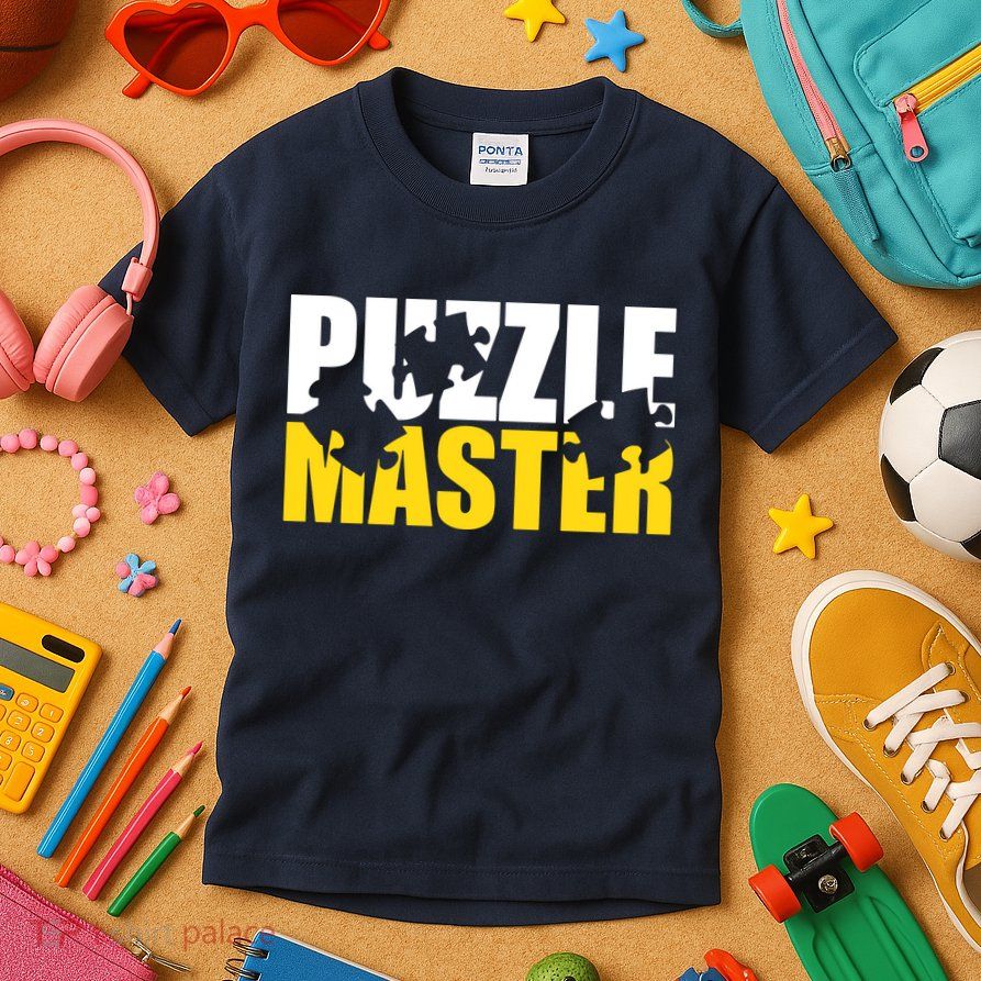 Jigsaw Puzzle Master Kids T-Shirt