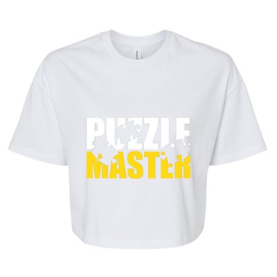 Jigsaw Puzzle Master Bella+Canvas Jersey Crop Tee