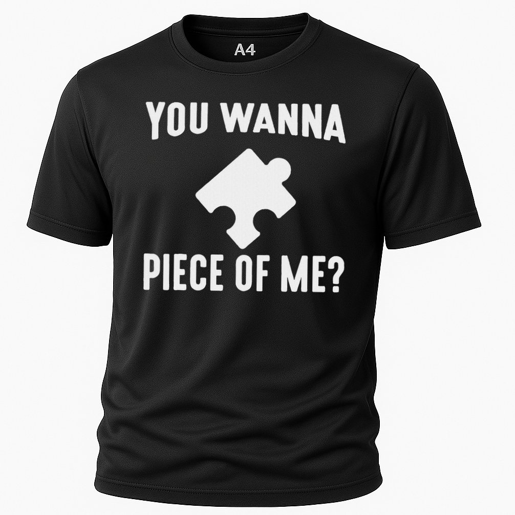 Jigsaw Puzzle Master Puzzle King Queen You Wanna Piece Of Me Performance Shirt