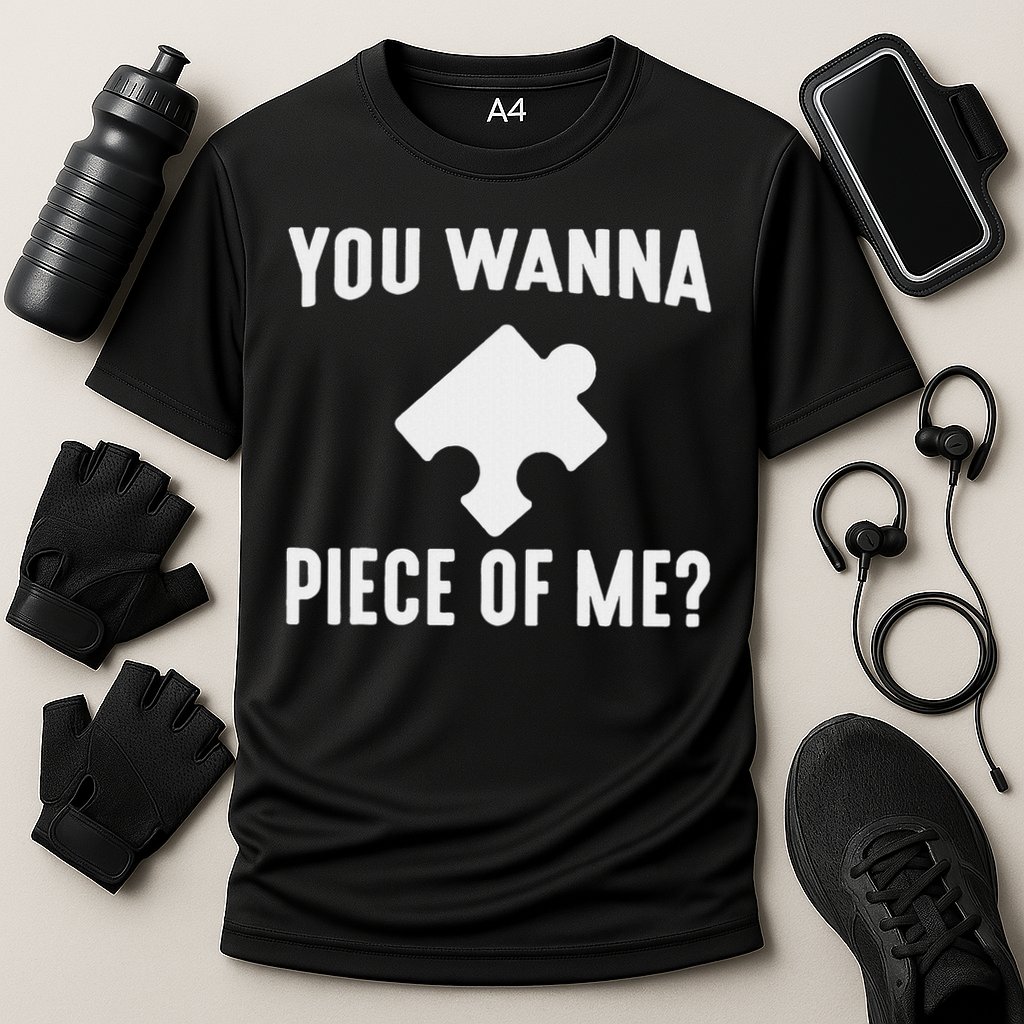 Jigsaw Puzzle Master Puzzle King Queen You Wanna Piece Of Me Performance Shirt