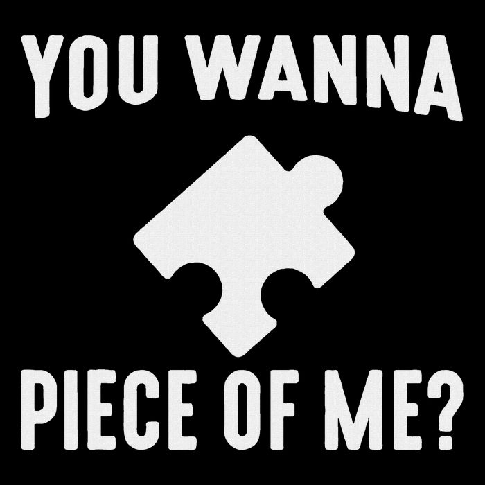 Jigsaw Puzzle Master Puzzle King Queen You Wanna Piece Of Me Bag