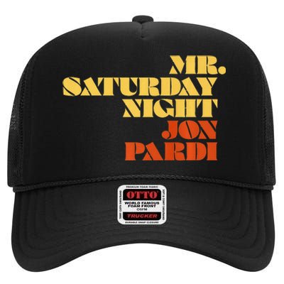 Jon Pardi Mr. Saturday Night High Crown Mesh Back Trucker Hat