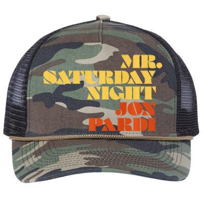 Jon Pardi Mr. Saturday Night Retro Rope Trucker Hat Cap