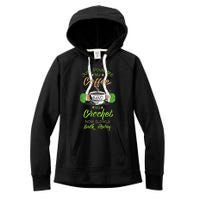 Just Pour Me My Coffee Hand Me My Crochet Crocheting Women's Fleece Hoodie