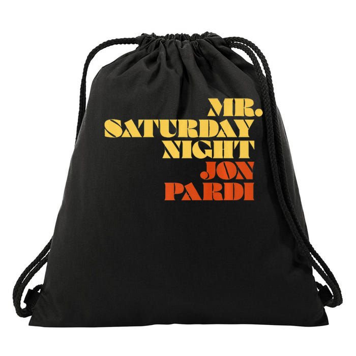 Jon Pardi Mr. Saturday Night Drawstring Bag