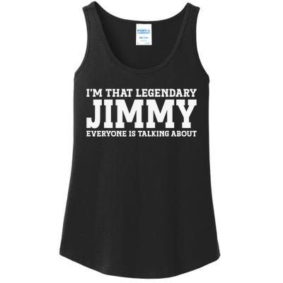 Jimmy Personal Name Funny Jimmy Ladies Essential Tank