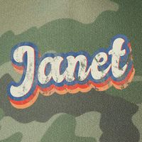 Janet Personalized Name Custom Lettering 70S Legacy Tie Dye Trucker Hat