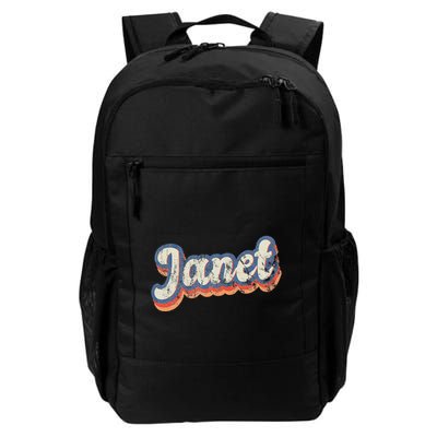 Janet Personalized Name Custom Lettering 70S Backpack