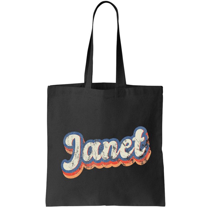 Janet Personalized Name Custom Lettering 70S Bag