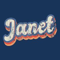 Janet Personalized Name Custom Lettering 70S Infant Baby Jersey Bodysuit